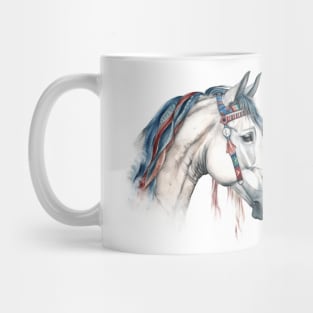 White Horse Mug